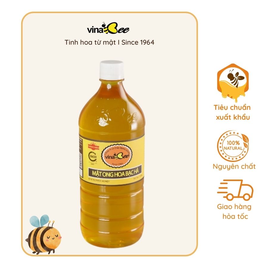 Mật ong hoa bạc hà 1400g