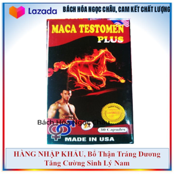 Hàng Nhập Khẩu - Maca Testomen plus - Tăng Cường Sinh Lý Nam - Tăng chất Lượng Tinh Trùng