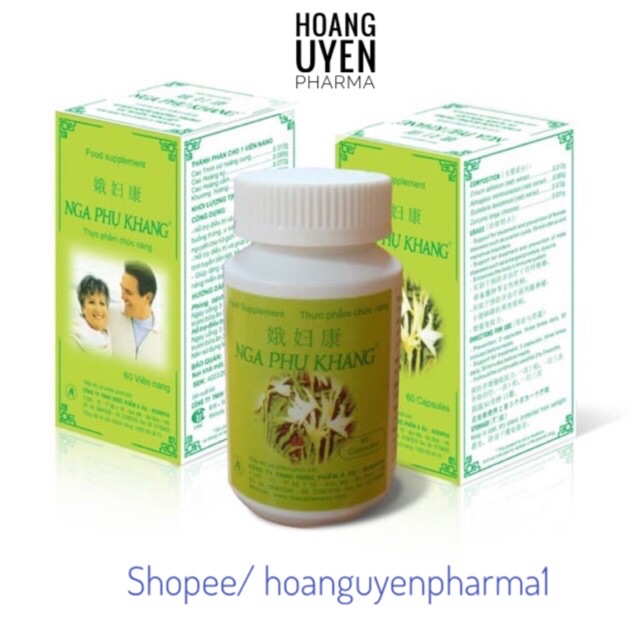 Nga phụ khang - lọ 60 viên