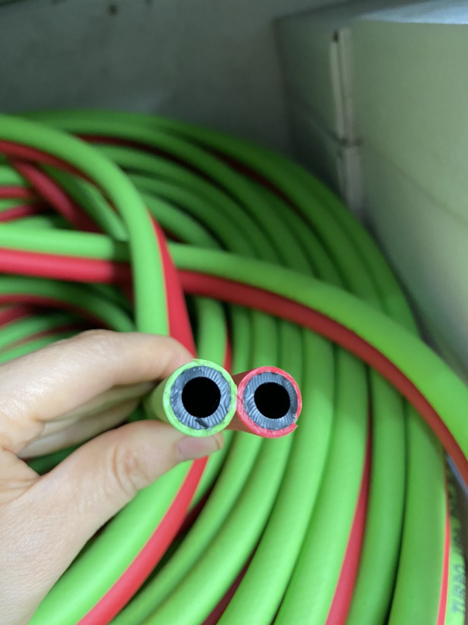 5m - Dây hơi đôi Mỹ 6.5 độ dai cực cao dùng trong hàn cắt gió đá Oxy Gas