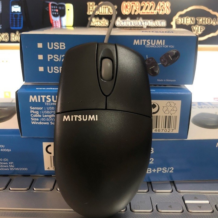 CHUỘT MITSUMI DÂY USB BẢO HÀNH 12 THÁNG - MITS1