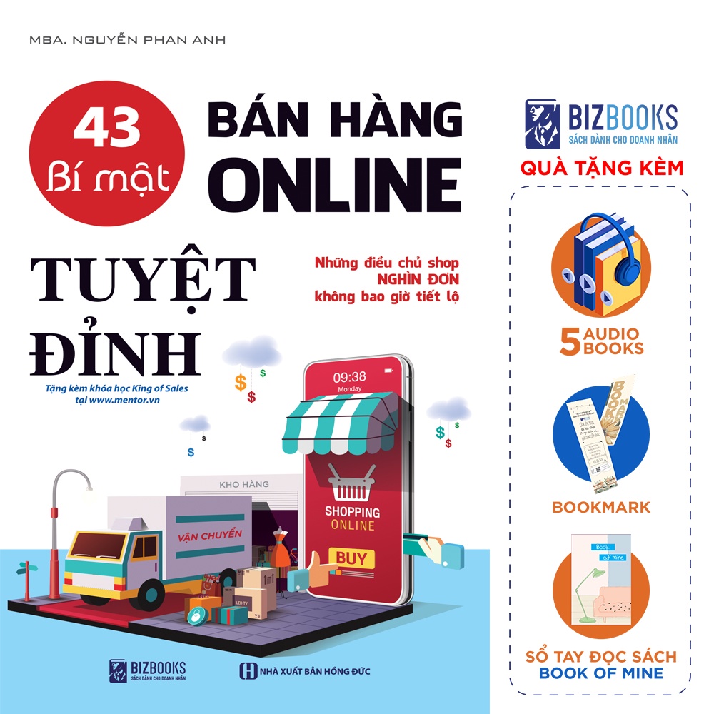 Sách - 43 Bí mật bán hàng online tuyệt đỉnh: Những điều chủ shop nghìn đơn không bao giờ tiết lộ