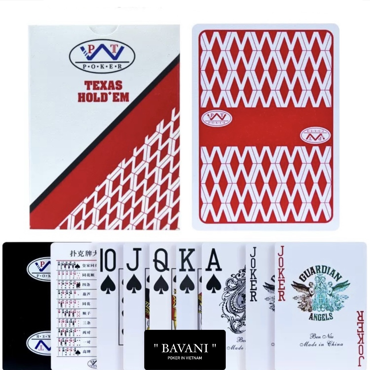 Bài Poker, Bài Tây 100% Nhựa PVC Cao Cấp , Tổng Hợp Các Mẫu Xu Hướng - Lá To , Số To , Chống Nước