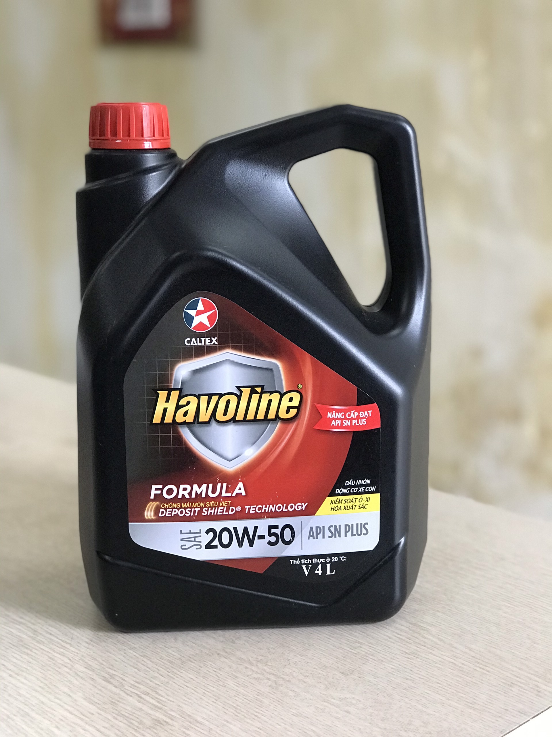 Nhớt động cơ xe ô tô xăng havoline formula sae 15w40