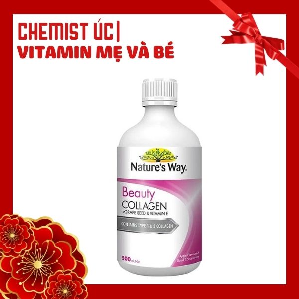 Collagen beauty dạng nước của Nature's way lọ 500ml