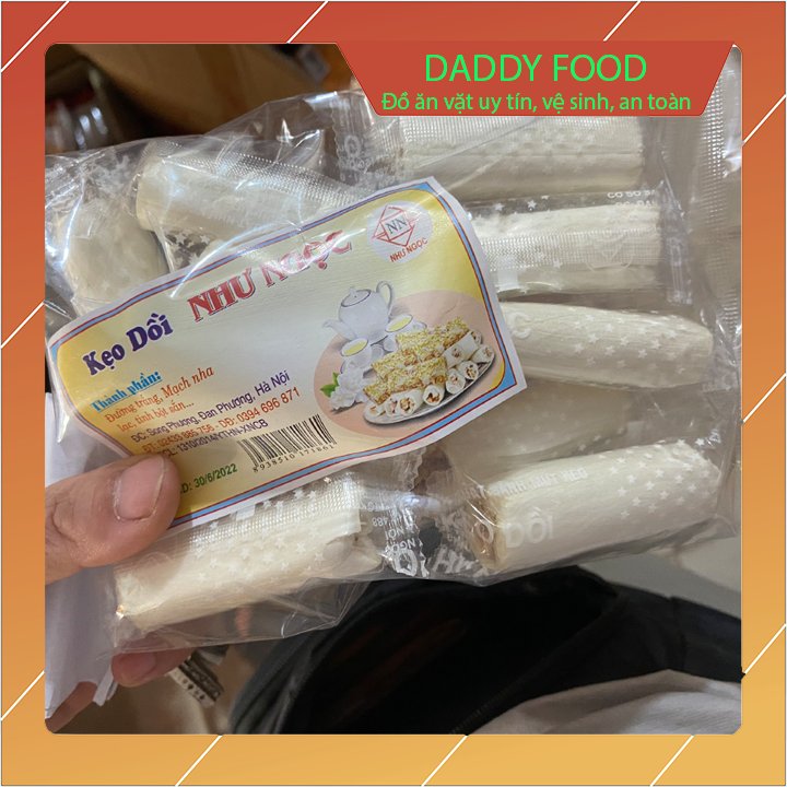 Kẹo dồi lạc đặc sản truyền thống món ăn vặt tuổi thơ gói to date mới