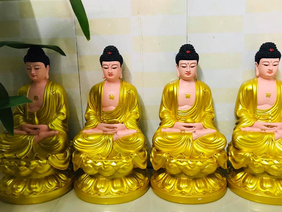 Tượng Đức Phật A Di Đà ngồi 30cm  - Dương Khoa Shop