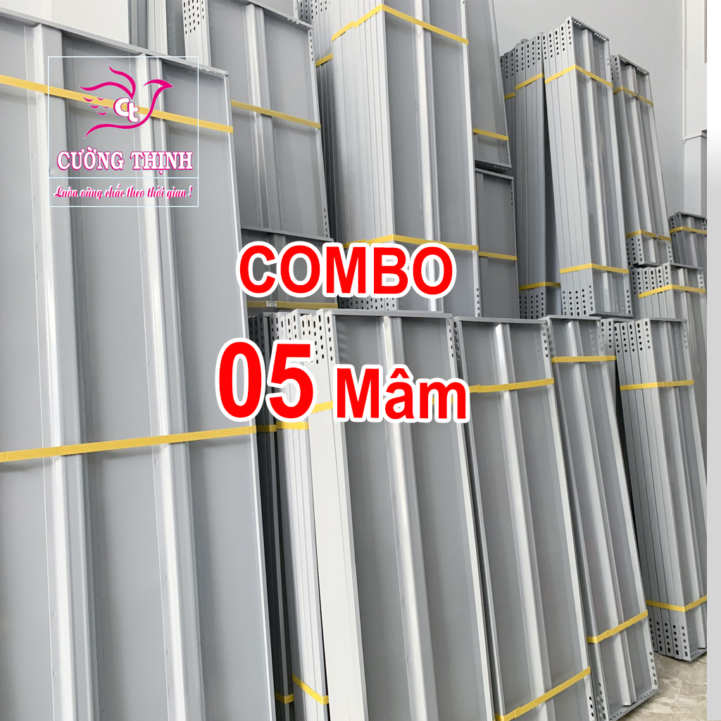 05 mâm sắt, dài 120cm x rộng 30cm, tặng kèm ốc, lắp ráp kệ sắt, kệ đa năng