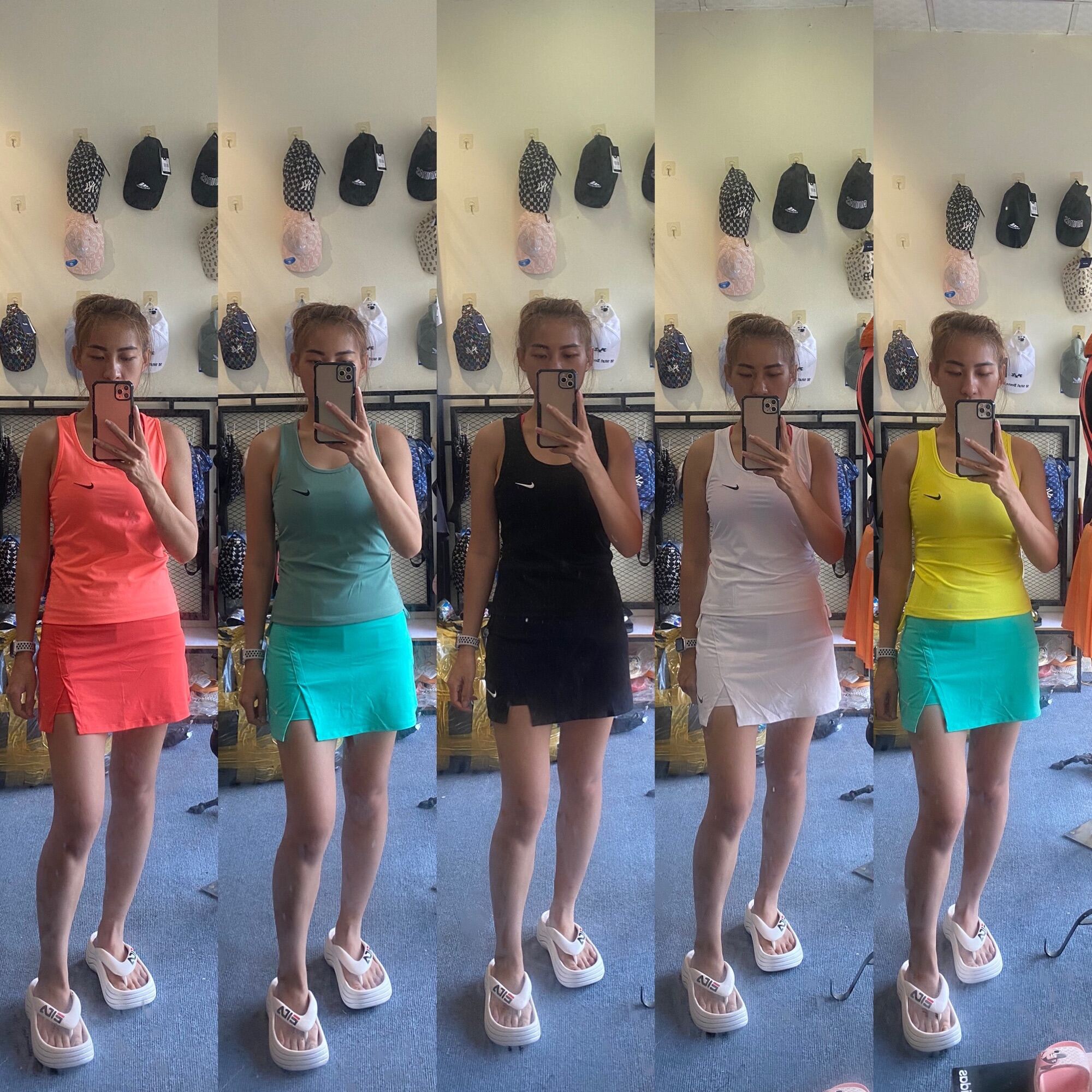 Áo ba lỗ Nikee, áo tập 2 dây thun poly full tem tag chuẩn xịn
