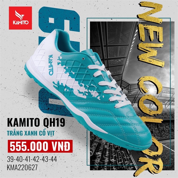 Giày Đá Banh sân cỏ nhân tạo Kamito Quang Hải QH19 TF (3 màu, full size)