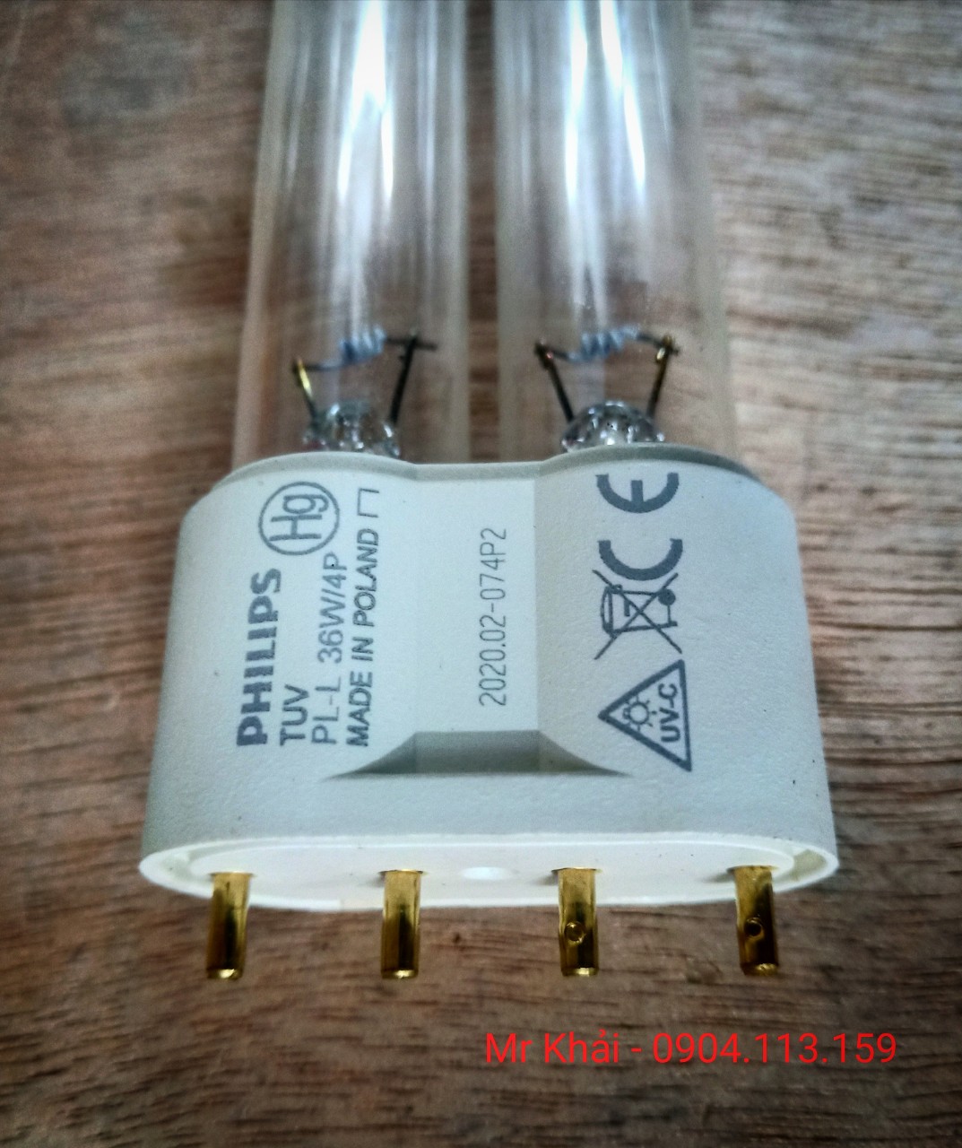 (SALE) Bóng UV diệt khuẩn Philips TUV PL-L 36W/4P dạng chữ U