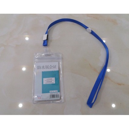 Bộ 50 Thẻ Đeo Nhân Viên Nhựa Ngang- Dọc Có Sẵn Dây