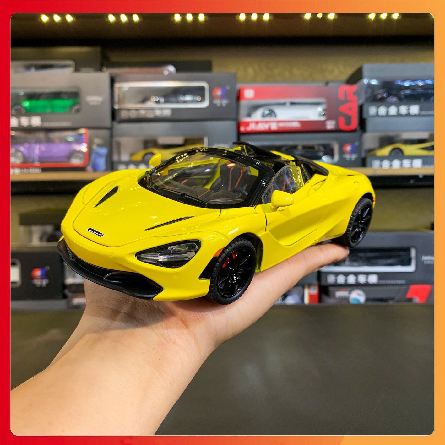Mô hình xe mclaren 720s spider tỉ lệ 1:24 chezhi