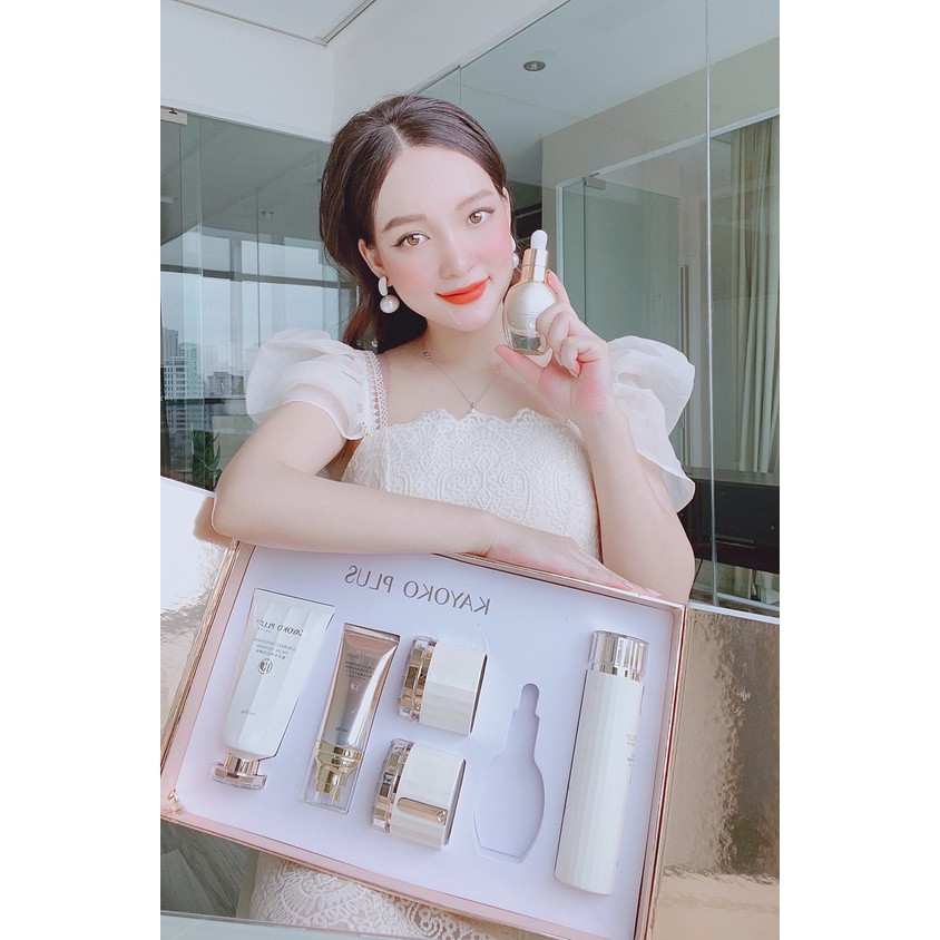 Bộ Mỹ Phẩm Kayoko Plus+ 6in1 Cao Cấp Trắng Da Mờ Nám Chuyên Sâu