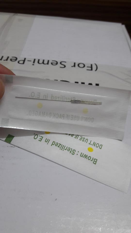 50 CHIẾC KIM 5 DẸT DÙNG CHO MÁY PHUN XĂM PHỔ THÔNG, TÍCH ĐIỆN, MÁY RỒNG, IDM THẨM MỸ