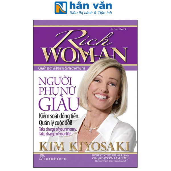 Sách - Rich Woman - Người Phụ Nữ Giàu - Kiểm Soát Đồng Tiền Quản Lý Cuộc Đời (Tái Bản 2024)