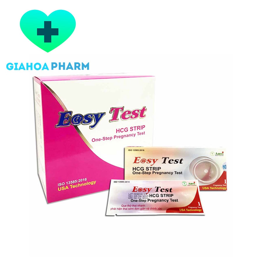 Que thử thai E@sy Test / Easy Test HCG Strip