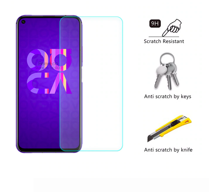 Huawei Nova 5T Honor 20 - Kính cường lực phẳng không tràn viền