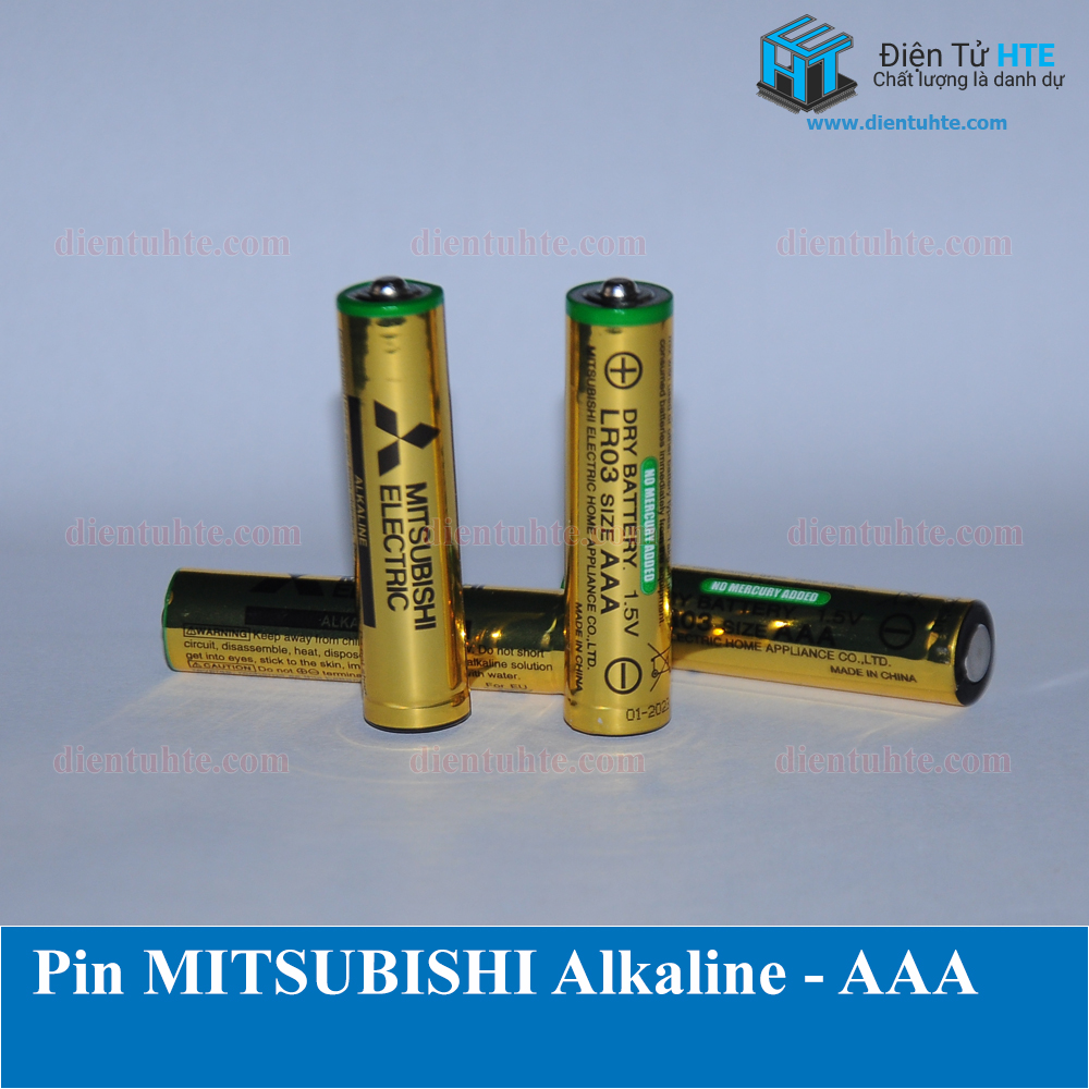 Combo 2 pin aaa lr03 alkaline mitsubishi