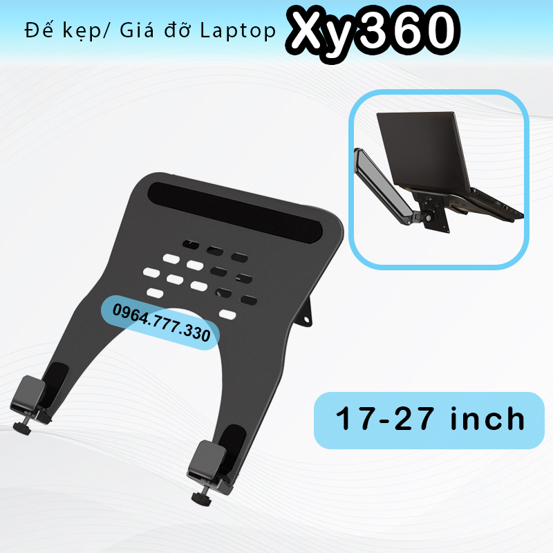 Giá Đỡ Xy360 - Kẹp Laptop/ Macbook/ Máy Tính Bảng/ Ipad [Màn hình 10 - 15.6 Inch] - Tương Thích Với Các Loại Tay Treo.