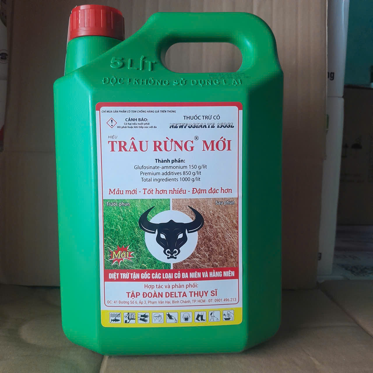  Thuốc Diệt trừ Cỏ Trâu Rừng  CAN 4,5 LÍT   DIỆT TRỪ TẬN GỐC CÁC LOẠI CỎ ĐA NIÊN VÀ HẰNG NIÊN Trừ cỏ bờ cỏ phá hoang cỏ khai hoang cỏ vườn thuốc trừ cỏ đầu trâu thuốc diệt cỏ đầu trâu Nông Nghiệp AGRIHG 