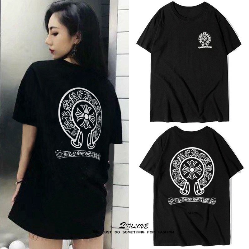 Áo phông chữ thập fom thụng Áo cotton su,ln.