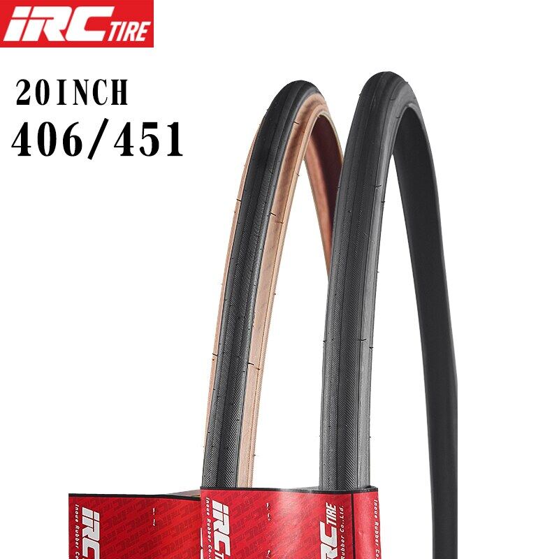 Irc lốp xe đạp siêu nhẹ 20x1.25inch 406 451 viền nâu 20x1 18 60tpi bánh xe nhỏ đường kính gấp phụ tùng lốp xe đạp