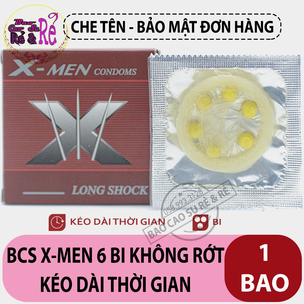 Bao Cao Su 6 Bi Lớn HộP 1 Cái