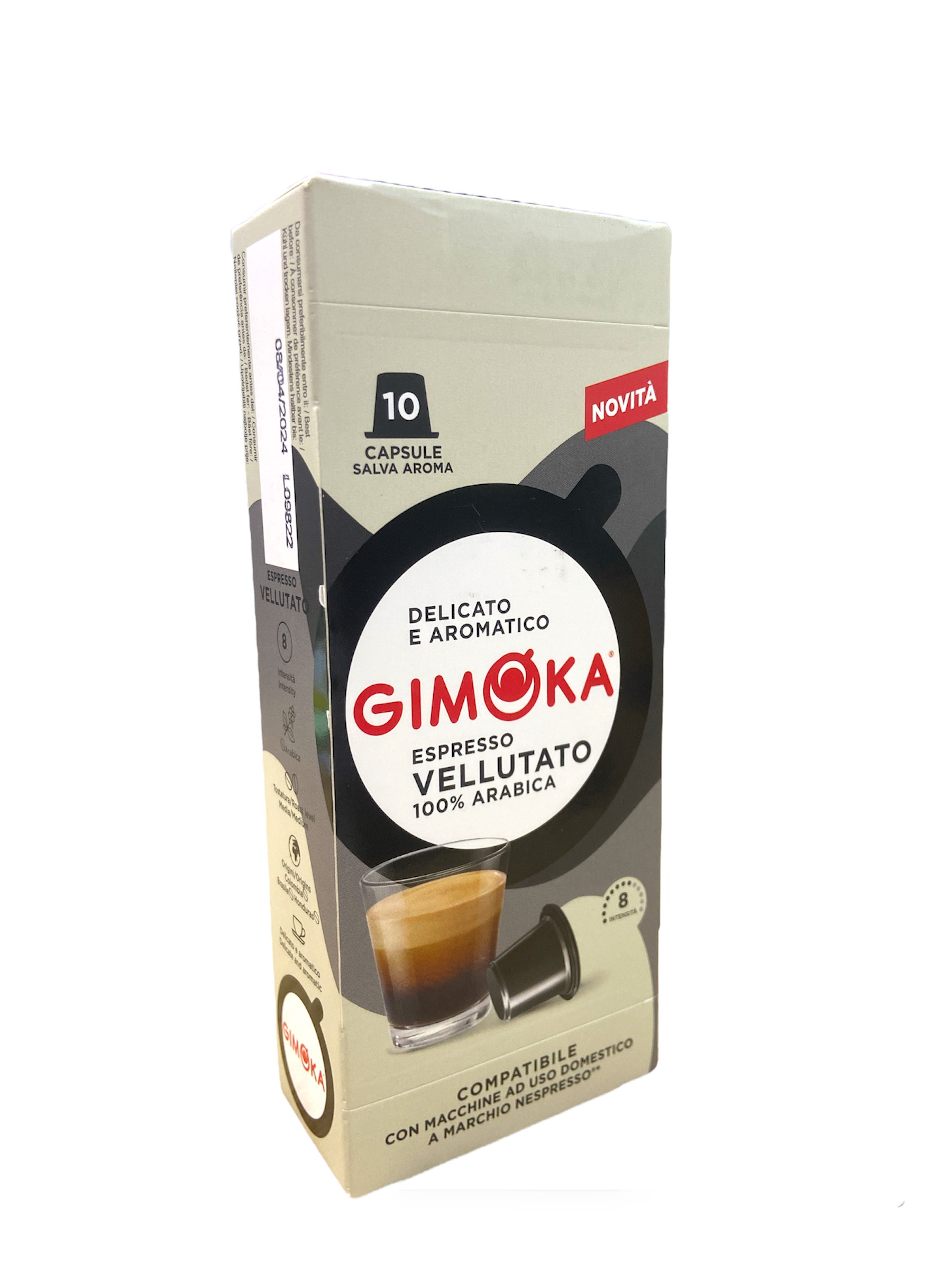 Cà phê viên nén Gimoka Vellutato 5.5gram
