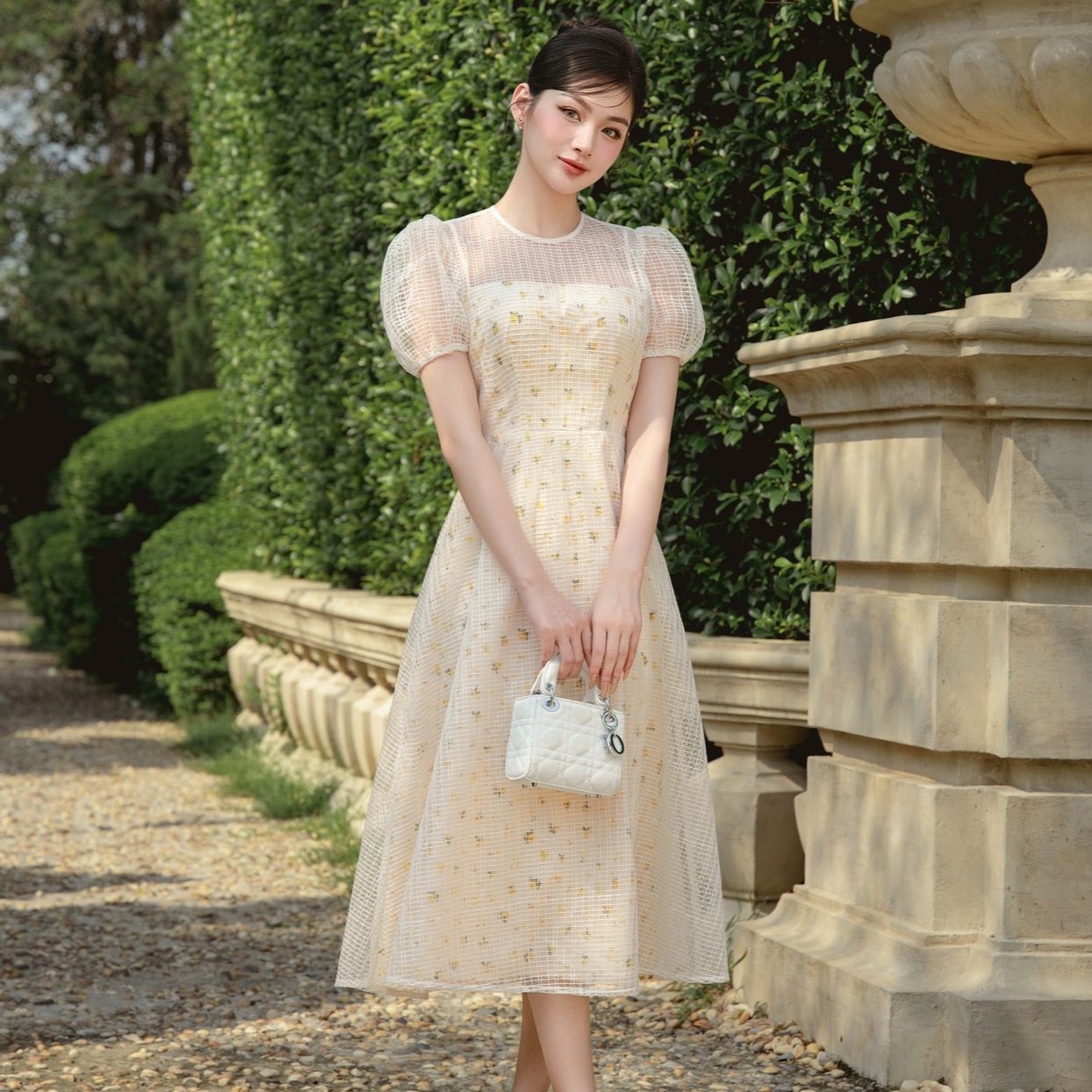 Olv - đầm hoa sesia fleur dress
