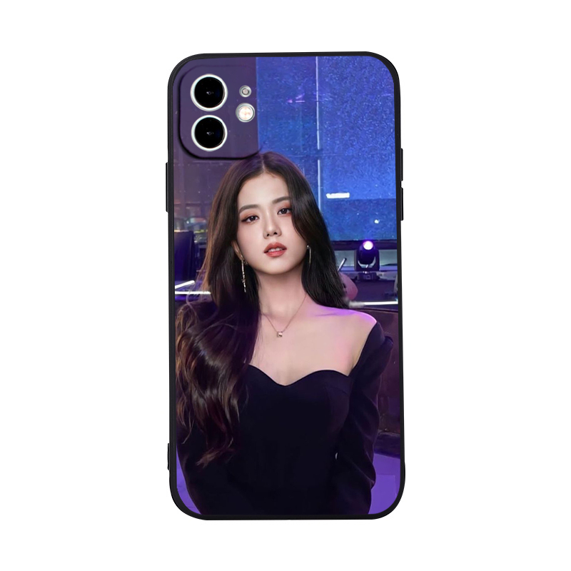 Ốp lưng iphone mềm dẻo idol Kpop BlackPink JISOO kiêu sa iPhone 13 12 11 Pro Max SE 2020 X XR XS 8 7 ip 6S 6 Plus q7064