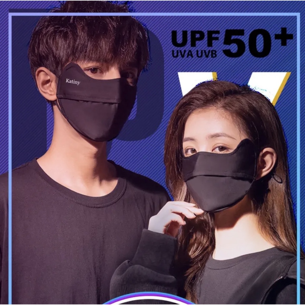 Khẩu Trang Katiny Chống Tia UV - Khẩu trang chống nắng che mặt UPF 50+(khẩu trang chống tia uv katiny)