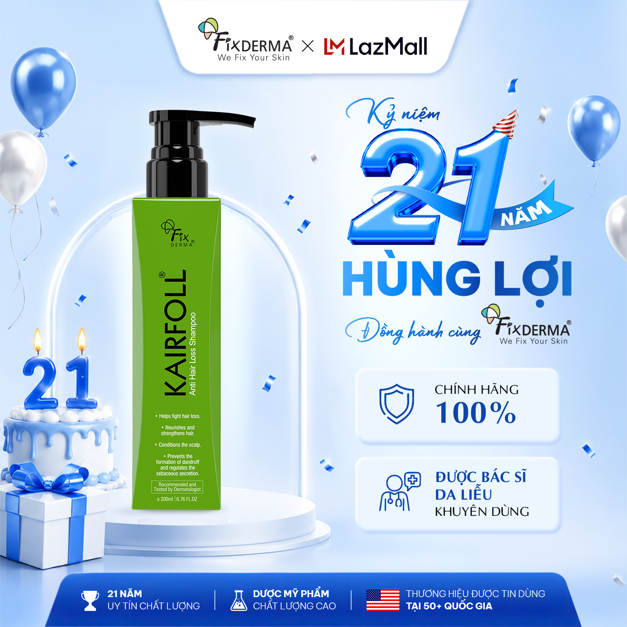 Fixderma Kairfoll Shampoo 200ml