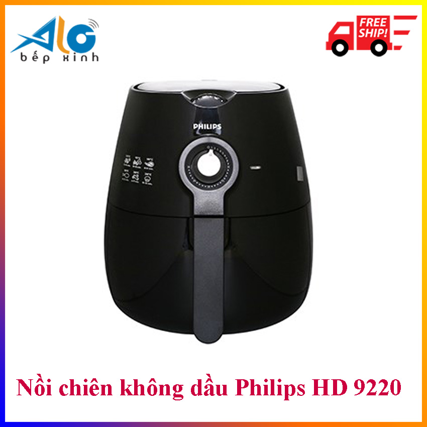 Nồi Chiên Không Dầu Philips HD9220/20 - 9220 - Giảm mỡ - Tiết kiệm điện - Alo Bếp xinh