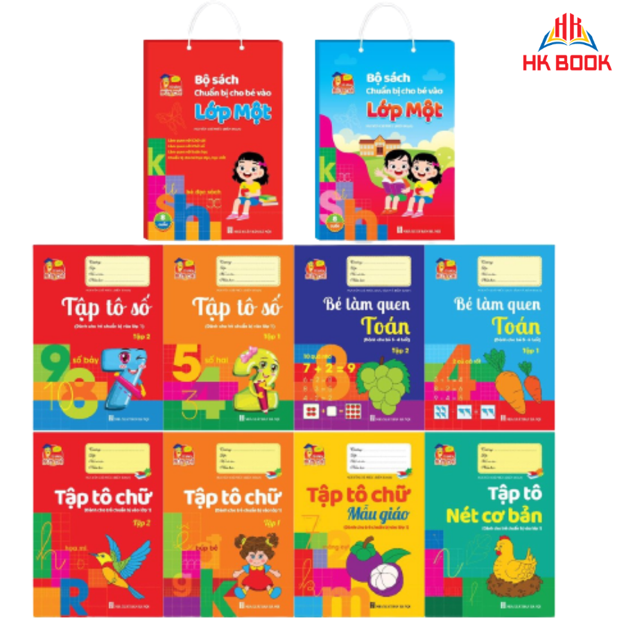 Sách - bộ sách chuẩn bị cho bé vào lớp 1