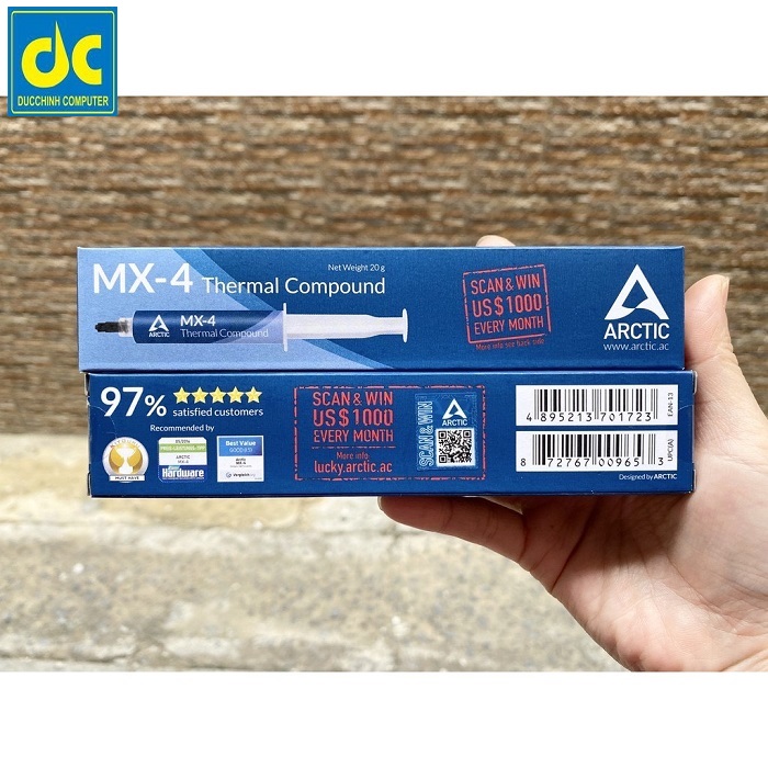 Keo tản nhiệt Arctic MX4 - 20gam Thermal Compound - Tiết Kiệm Chi Phí Tối Đa Cho Tiệm Net
