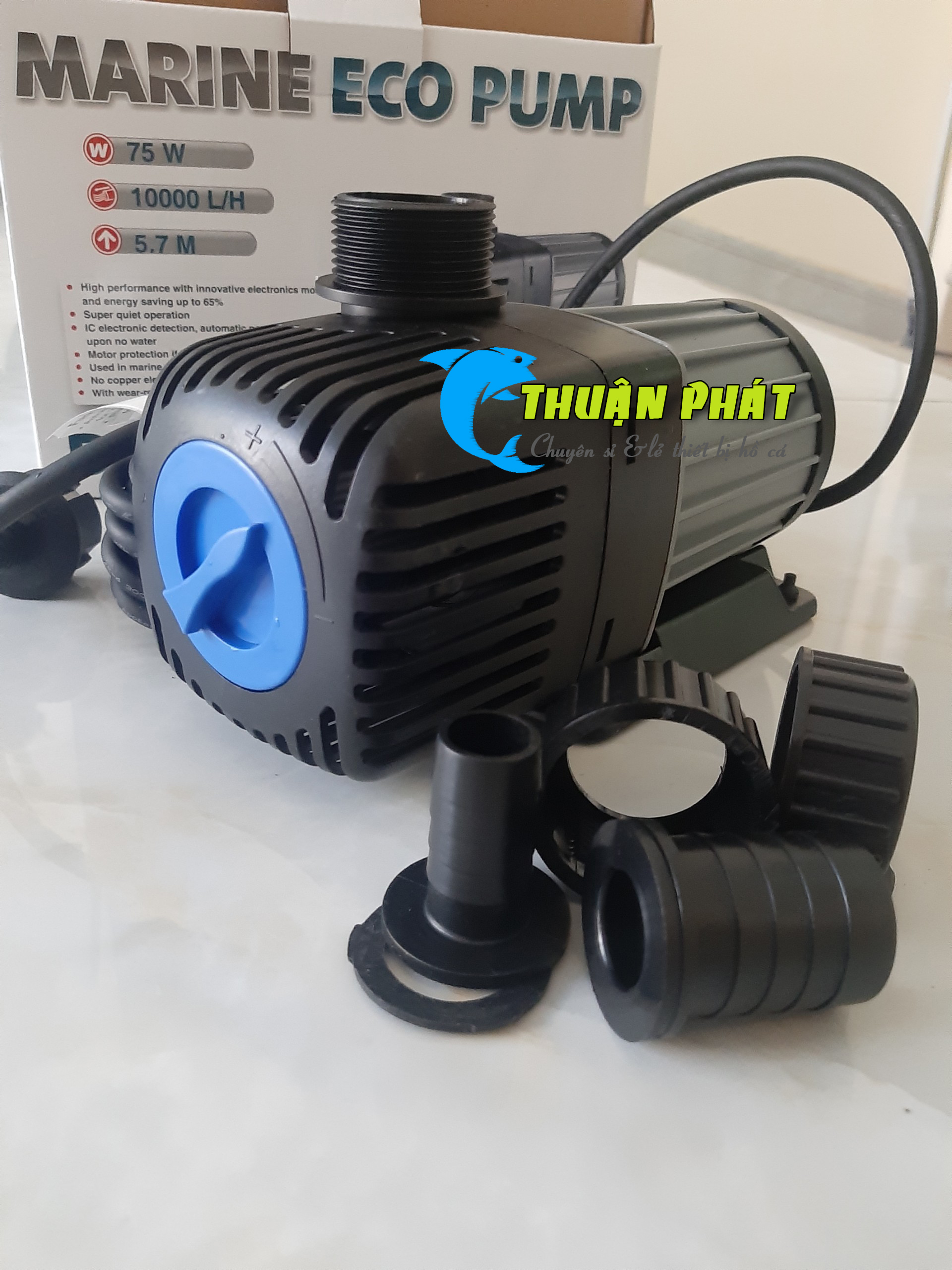 MÁY BƠM HỒ CÁ KOI DT-10000 JECOD (75w)