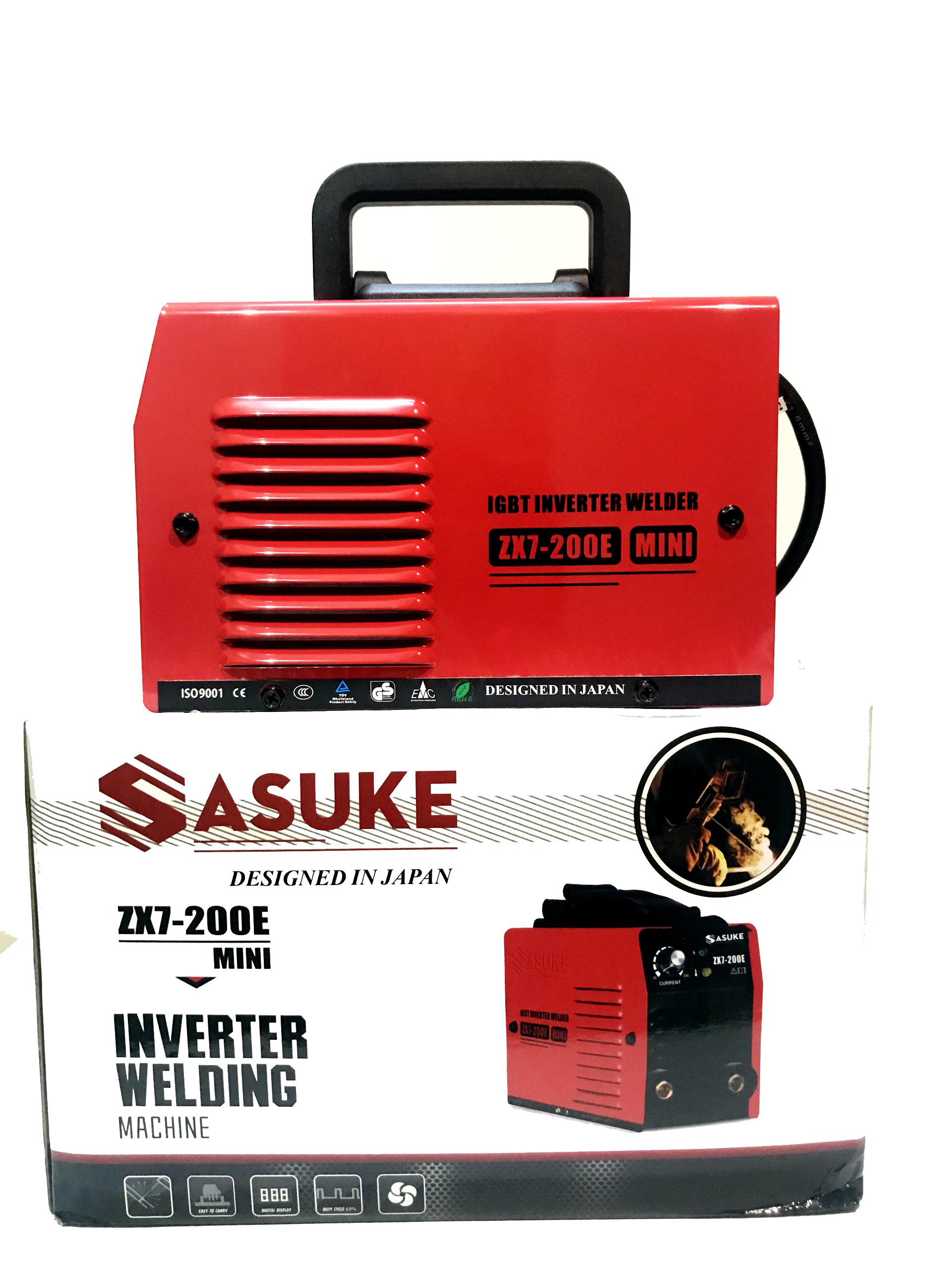 Máy hàn điện tử sasuke zx7-200e mini, máy hàn gia đình- bảo hành 12 tháng