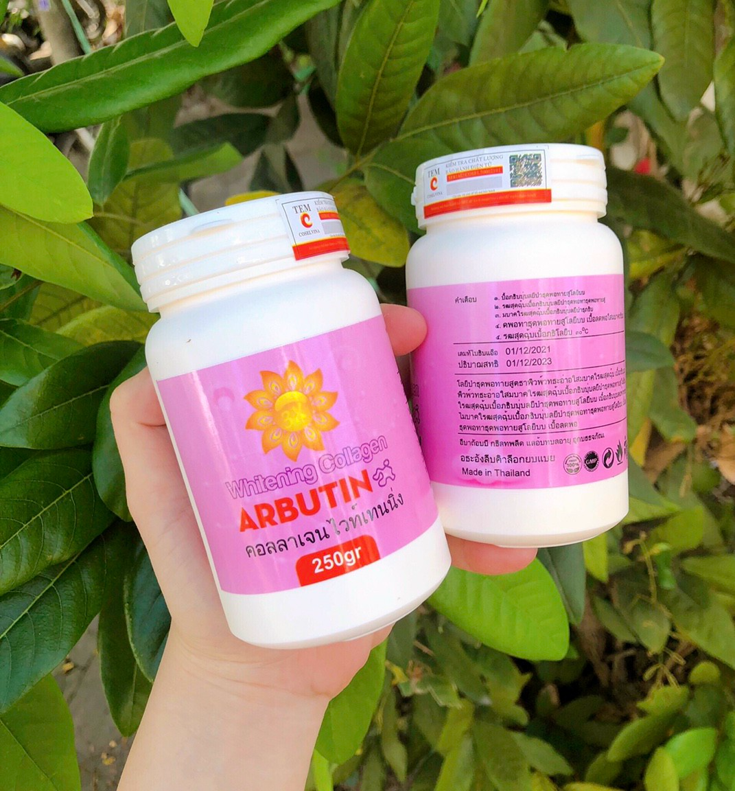 Kem kích trắng, kem trắng da body abutine 3c3 250g hồng