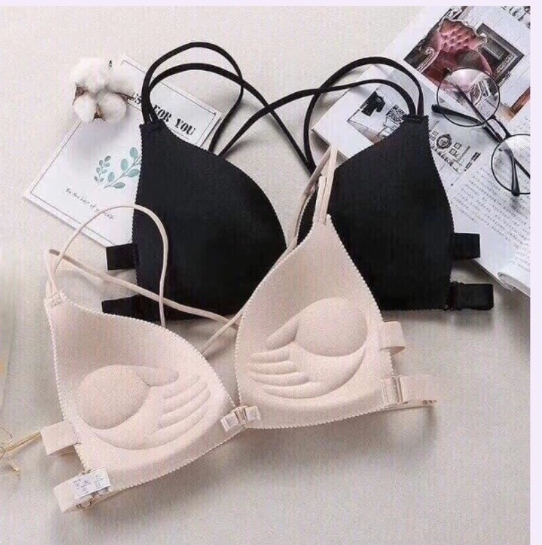 Áo lót nữ cài trước su đúc cao cấp (freesize) - áo mặc đi biển, phối với áo thun, áo voan mỏng, áo hở lưng - áo bra nữ, áo ngực nữ cài trước - A06