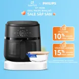 Nồi Chiên Không Dầu cảm ứng Philips NA230/00 - 13trong1 |6.2L|RapidAir Chín đều không lật trở- BH 2 năm - Hàng Phân Phối Chính Hãng