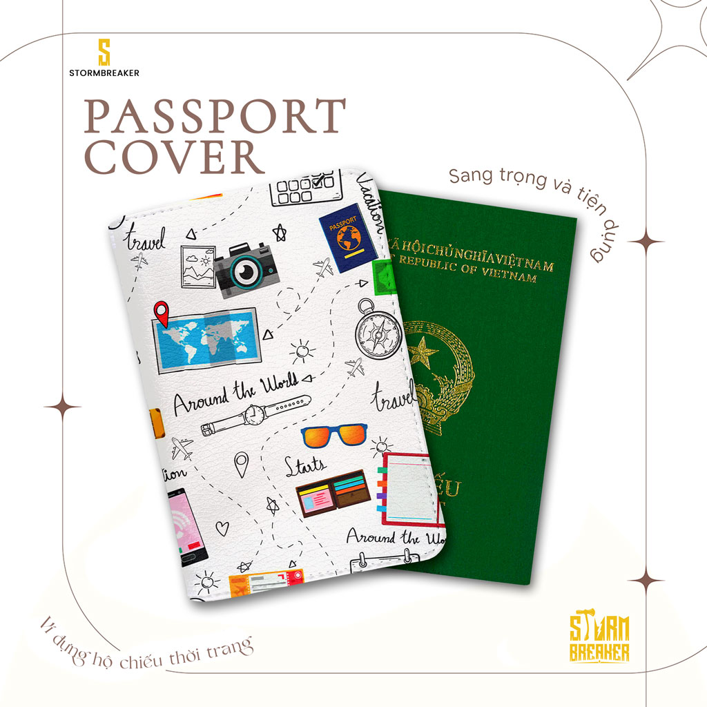 Bao Da Hộ Chiếu Passport Du Lịch Nam - NữAROUND THE WORLD