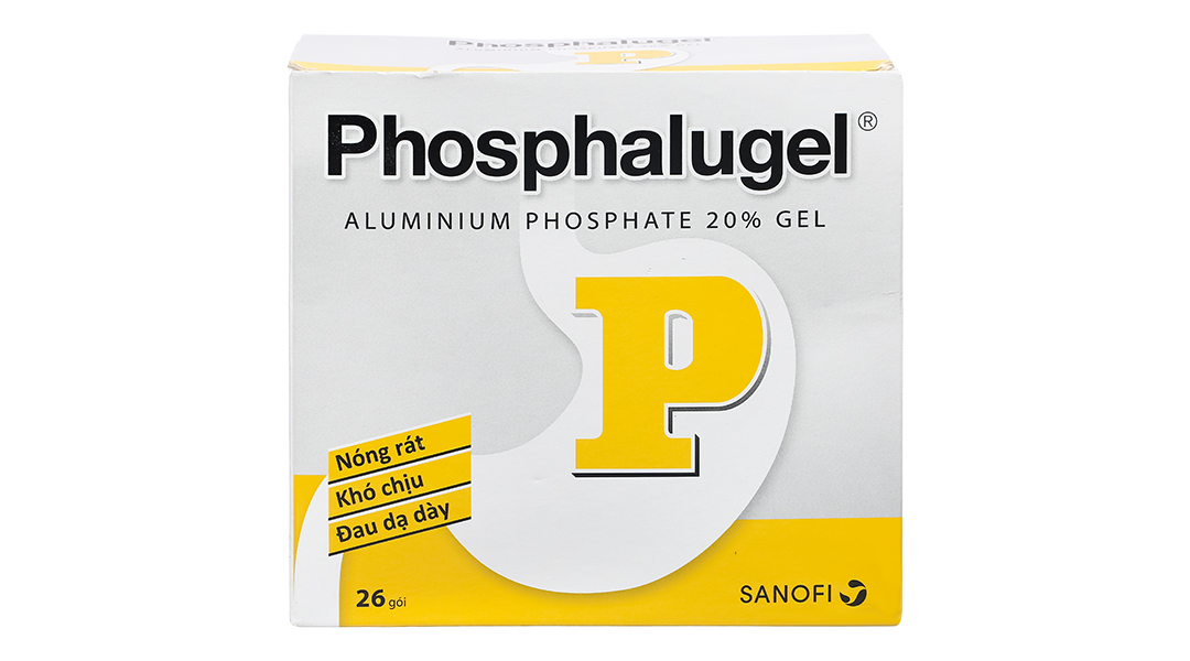 Gói Chữ P Phosphalugel sữa dạ dày Pháp Date 2025