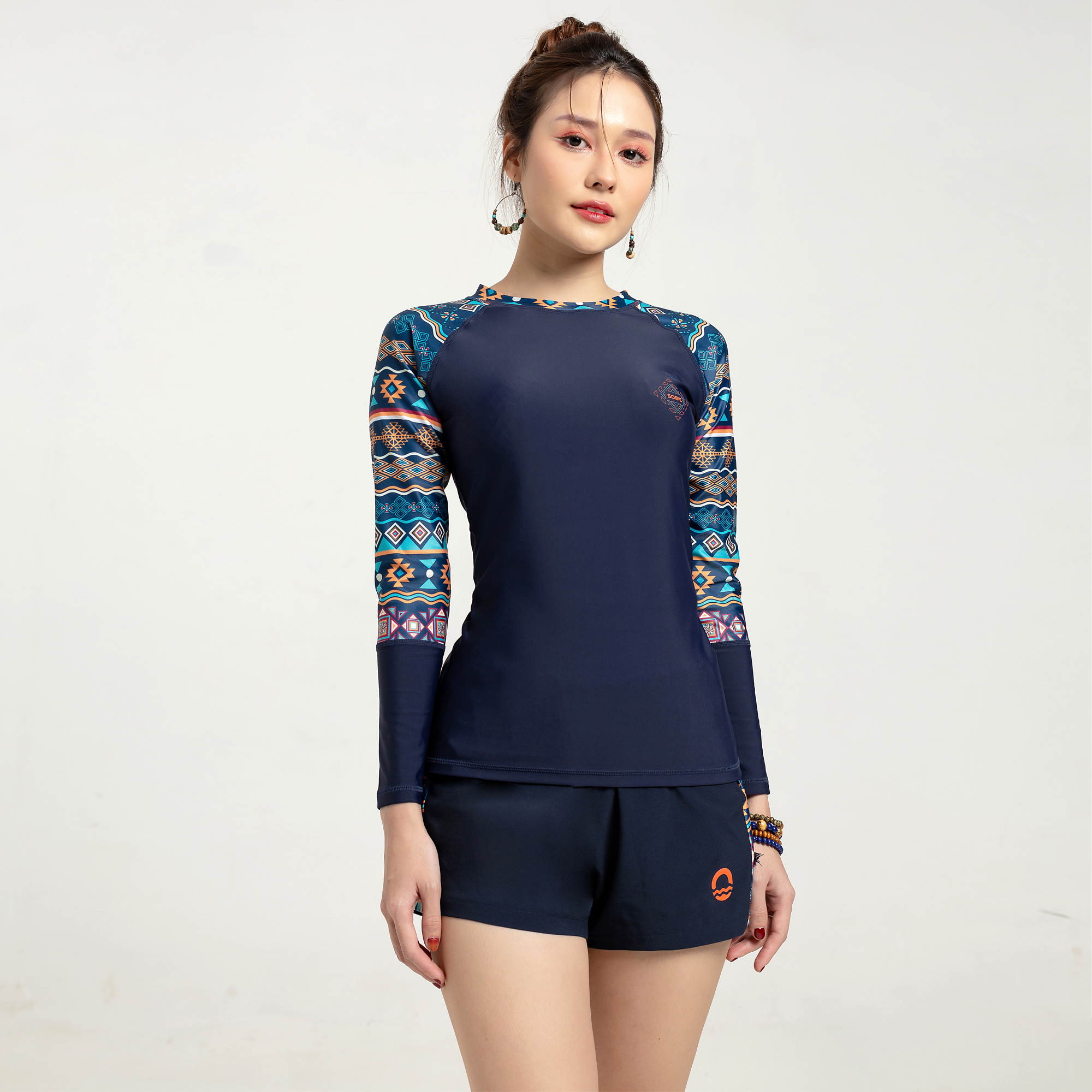 Áo bơi nữ tay dài sai peng sobie