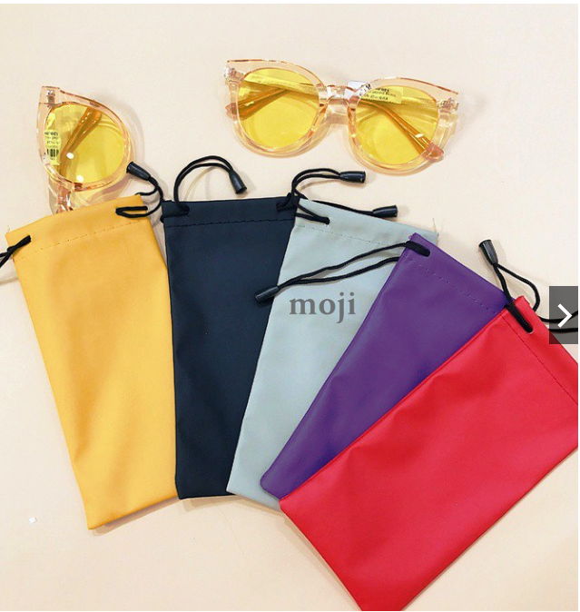 Combo Túi đựng kính và Khăn Lau Kính Đa Năng Chuyên Dụng - Lau Mắt Kính Cận Mặt Kính Điện Thoại