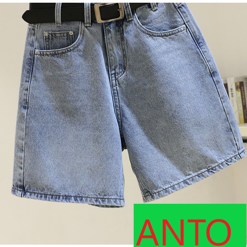 [ CHÀO MÀO ] QUẦN JEAN NGỐ LỬNG NỮ LAI CUỐN TRƠN MÀU XANH NHẠT CAO CẤP ANTO ĐỦ SIZE S, M, L SIÊU XỊN SÒ, FORM SIÊU RỘNG, SIÊU MÁT MẺ