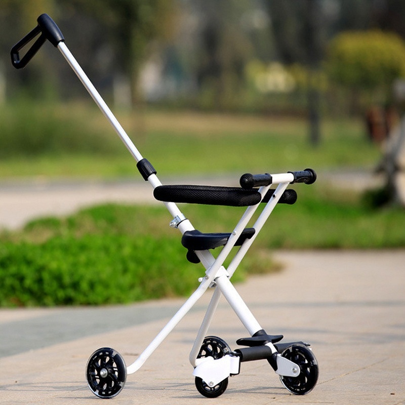 Xe Đẩy Em Bé 5 Bánh Gấp Gọn Có Đai Bảo Vệ - Xe Đẩy Cho Bé Dạo Phố - xe đẩy an toàn cho bé – xe đẩy hợp kim cao cấp – xe đẩy có đai mút xốp bảo hộ - đồ chơi - đồ chơi vận động & ngoài trời - đồ cho bé ra ngoài