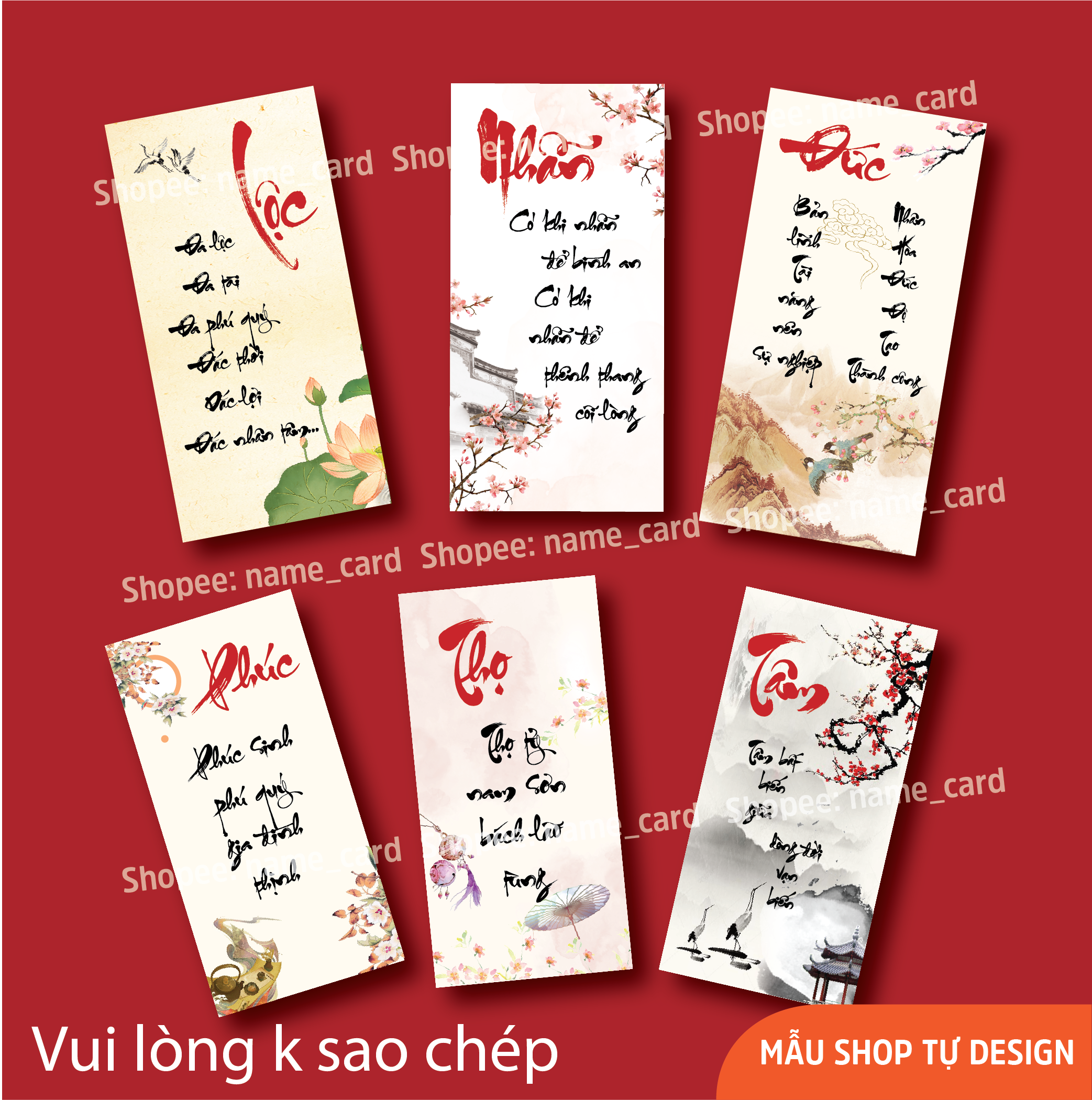 Lì xì tết 2024, bao lì xì tết chia đều các mẫu rẻ đẹp