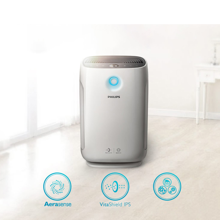 Máy lọc không khí khử formaldehyde không gây dị ứng philips ac2886 - lọc 99.9% virus h1n1 và bụi siêu vi độc hại pm2.5 - bảo hành 24 tháng