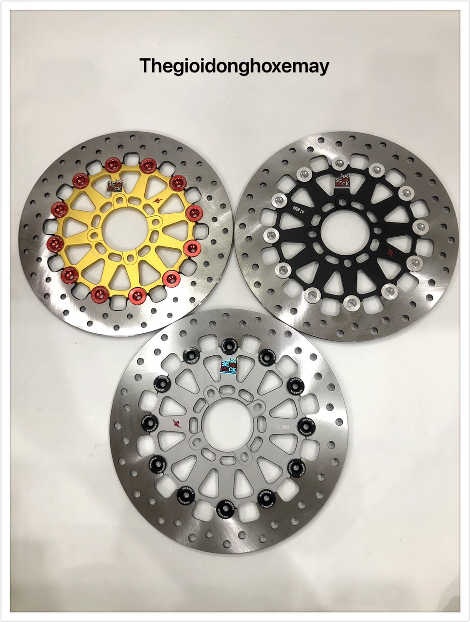 Đĩa trước Xe Máy Kingdrag 267MM V2 12 Khoen nhôm